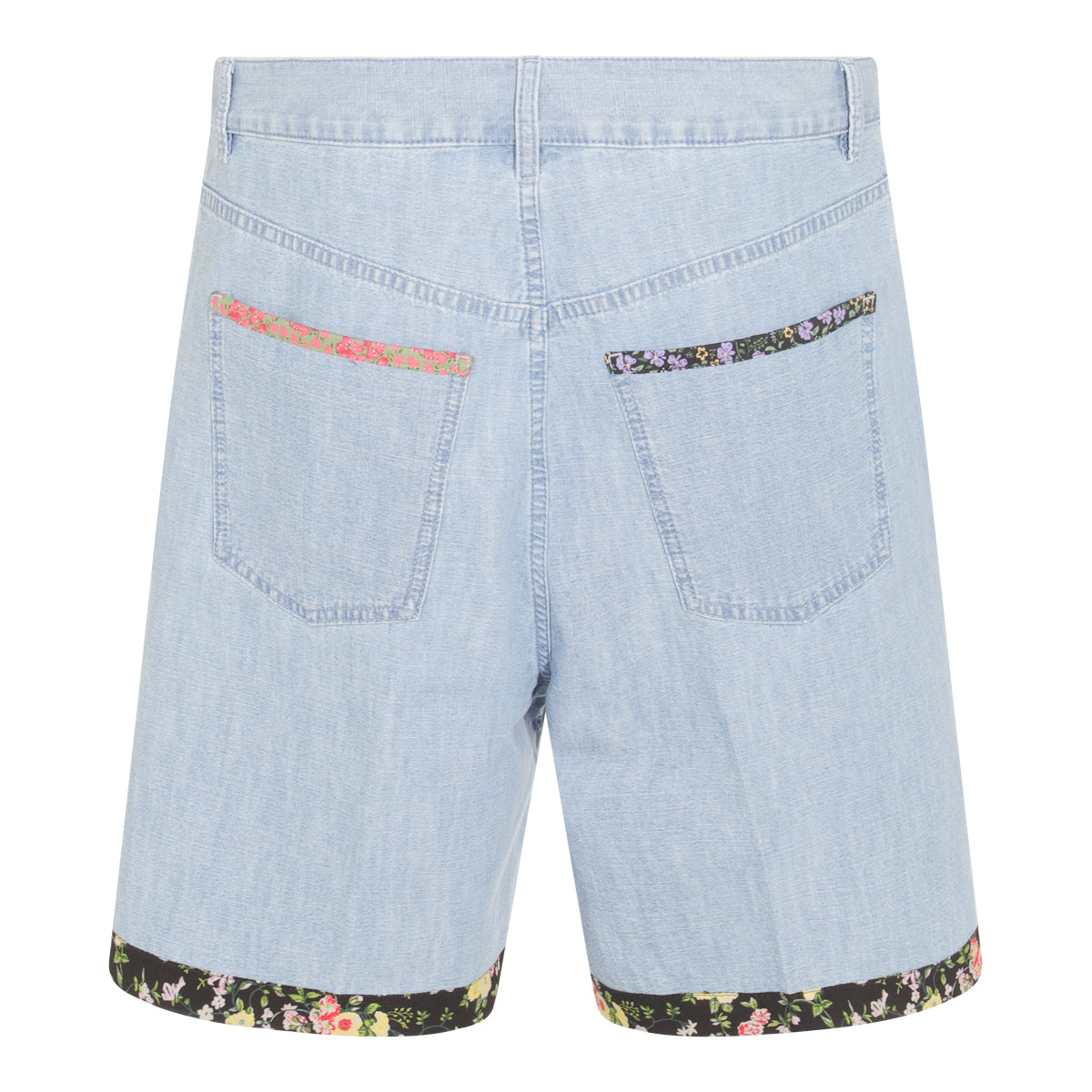 LIGHT BLUE COTTON SHORT