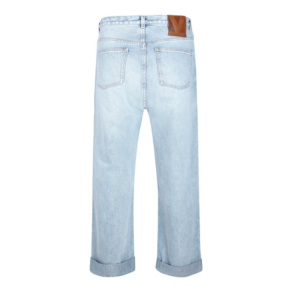 LIGHT BLUE COTTON JEANS