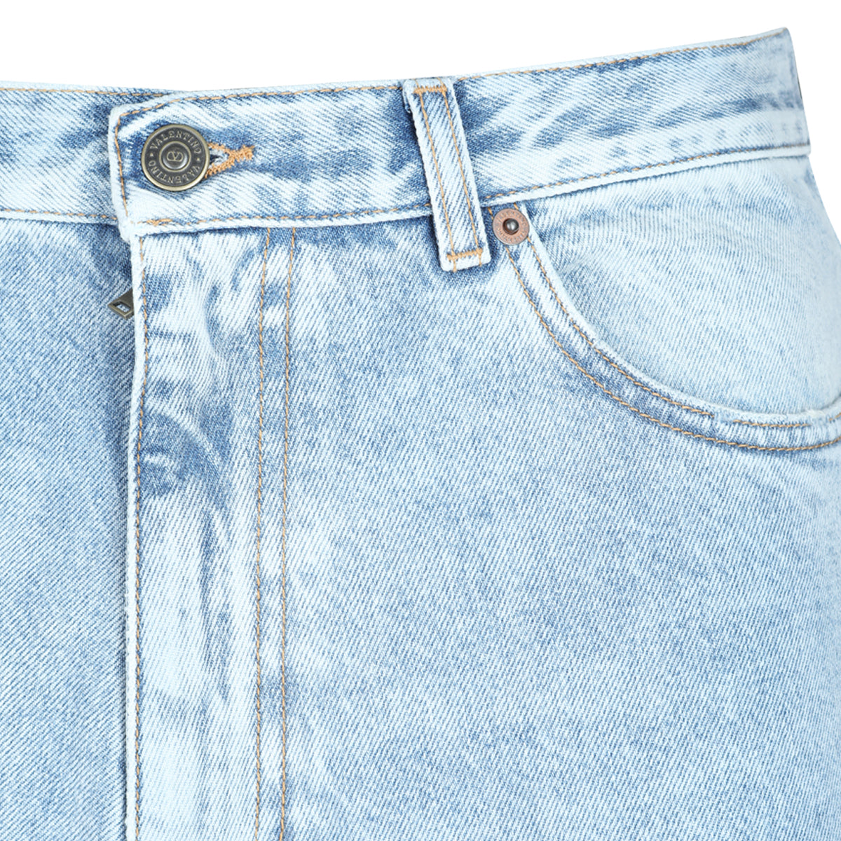 LIGHT BLUE COTTON JEANS