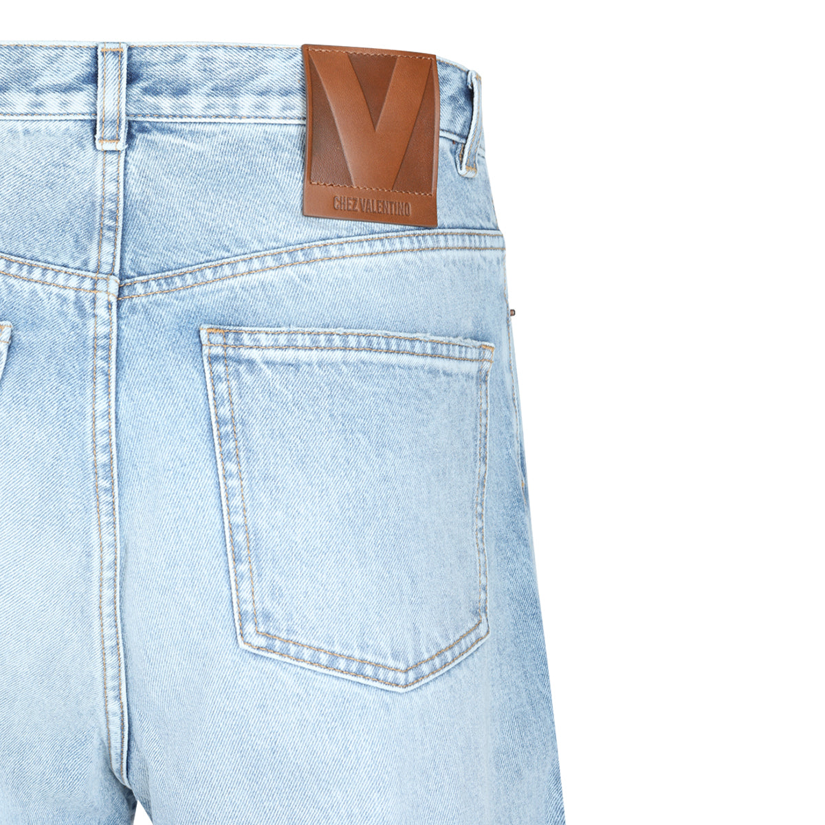 LIGHT BLUE COTTON JEANS