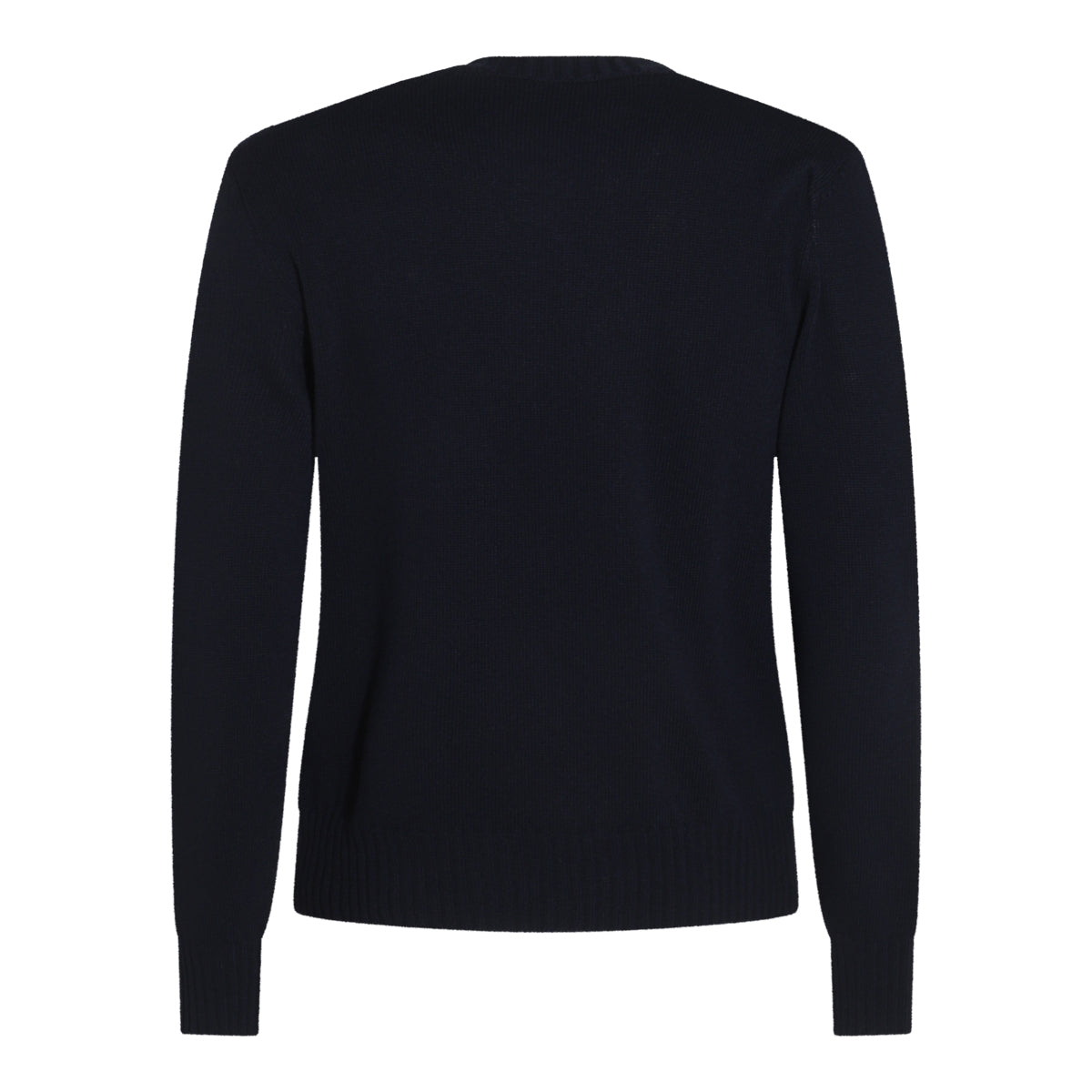 BLACK WOOL KNITWEAR