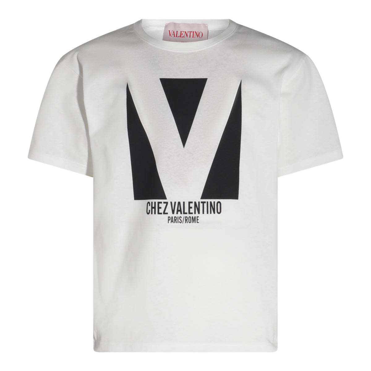 WHITE COTTON T-SHIRT