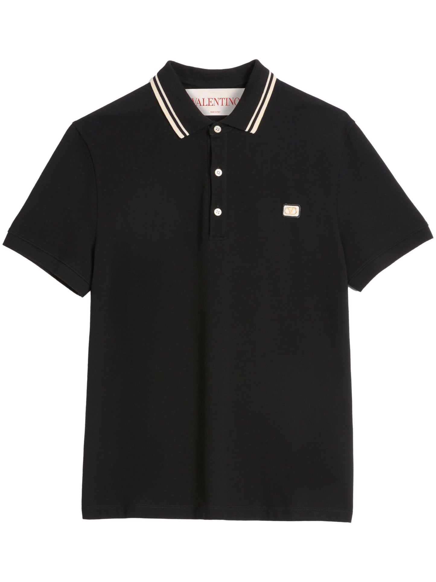 POLO SHIRT WITH VLOGO APPLICATION