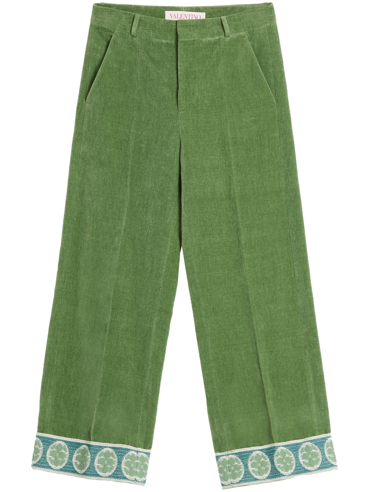 TROUSERS WITH JACQUARD EFFECT