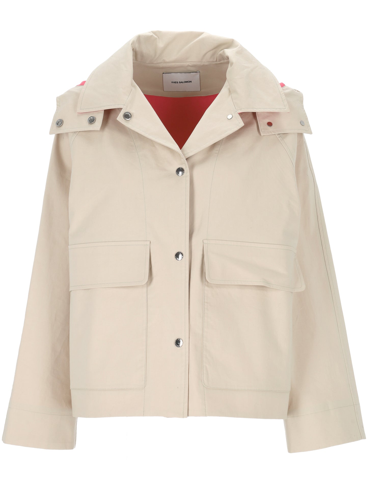 DOWN JACKET WITH REMOVABLE HOOD