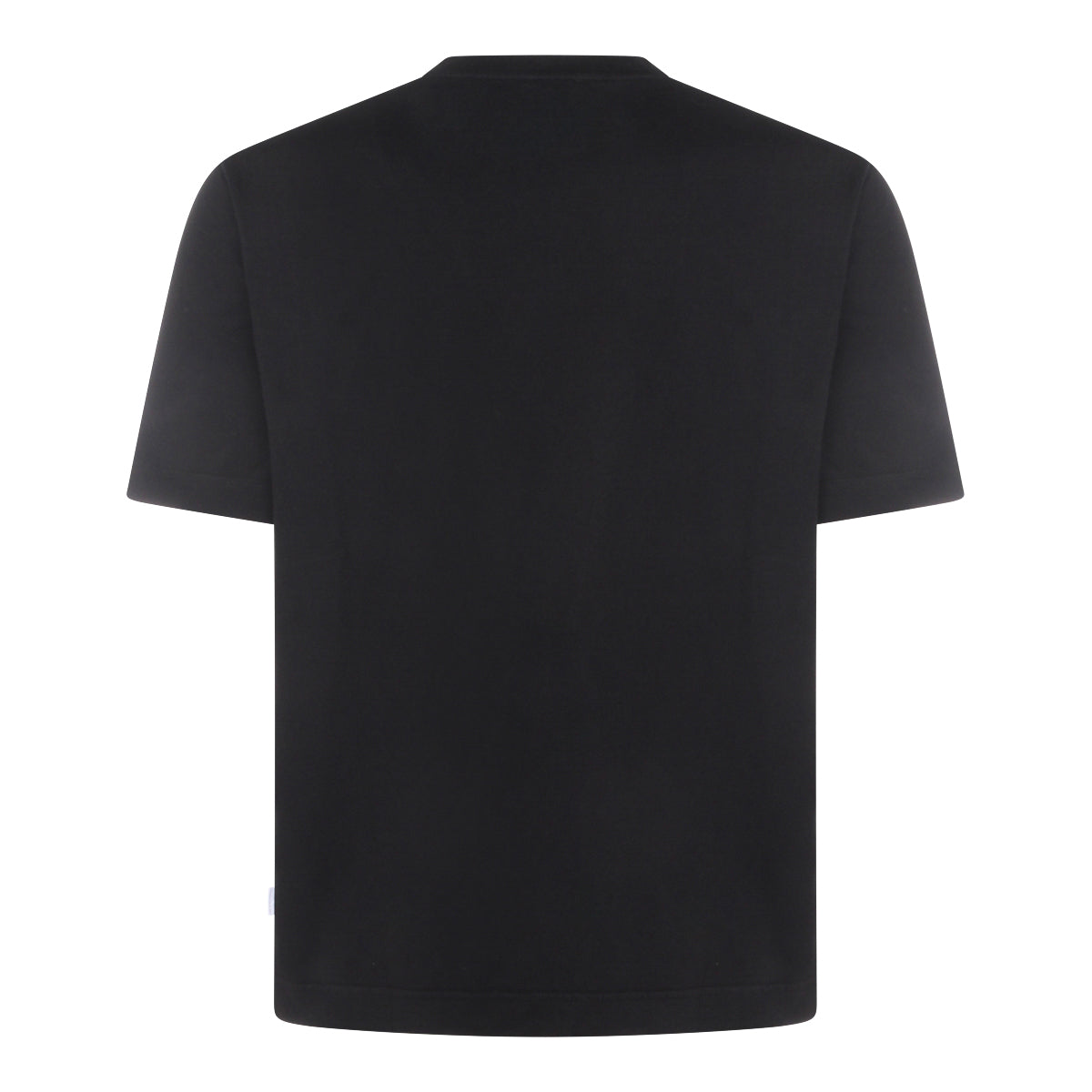 BLACK COTTON T-SHIRT