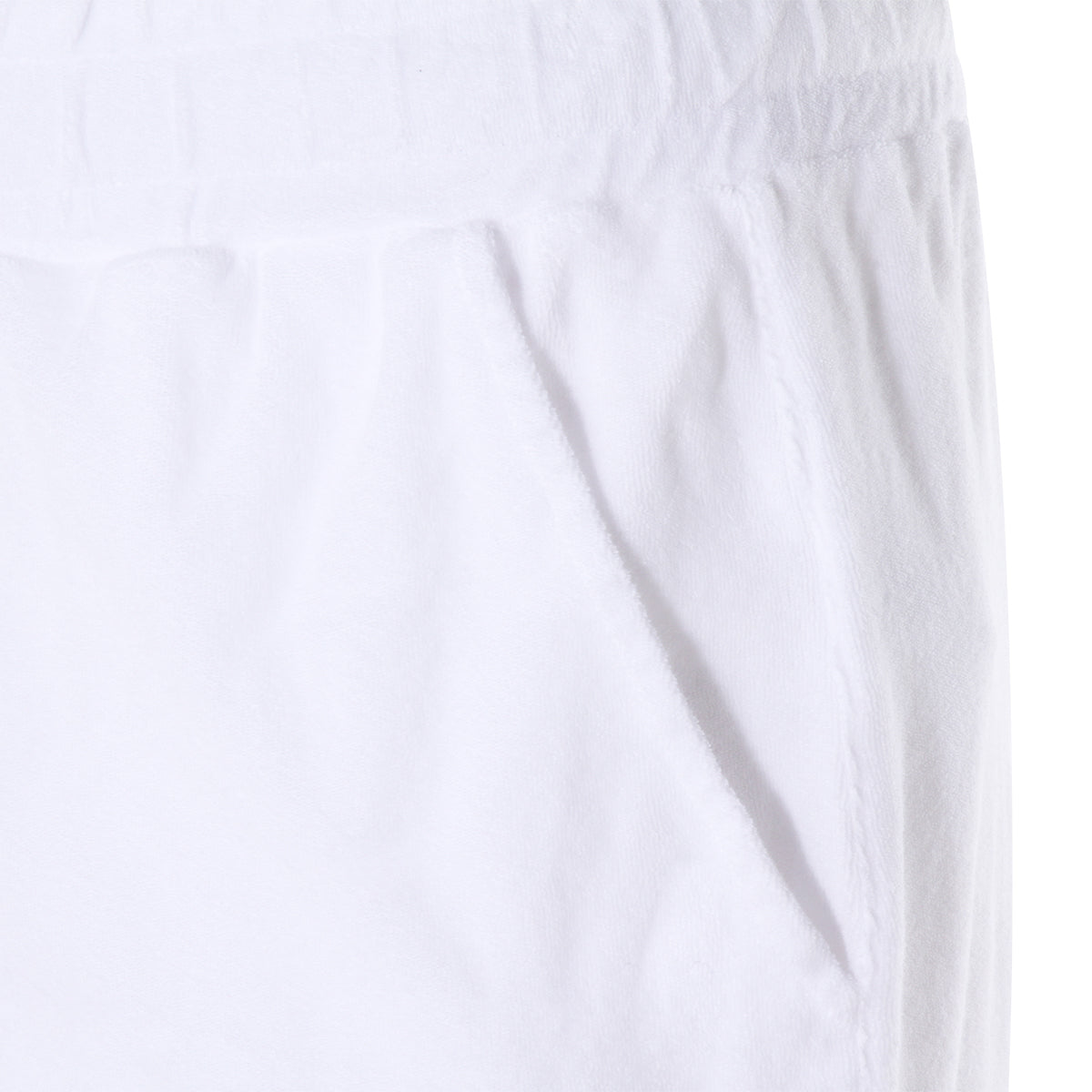 WHITE COTTON SHORTS