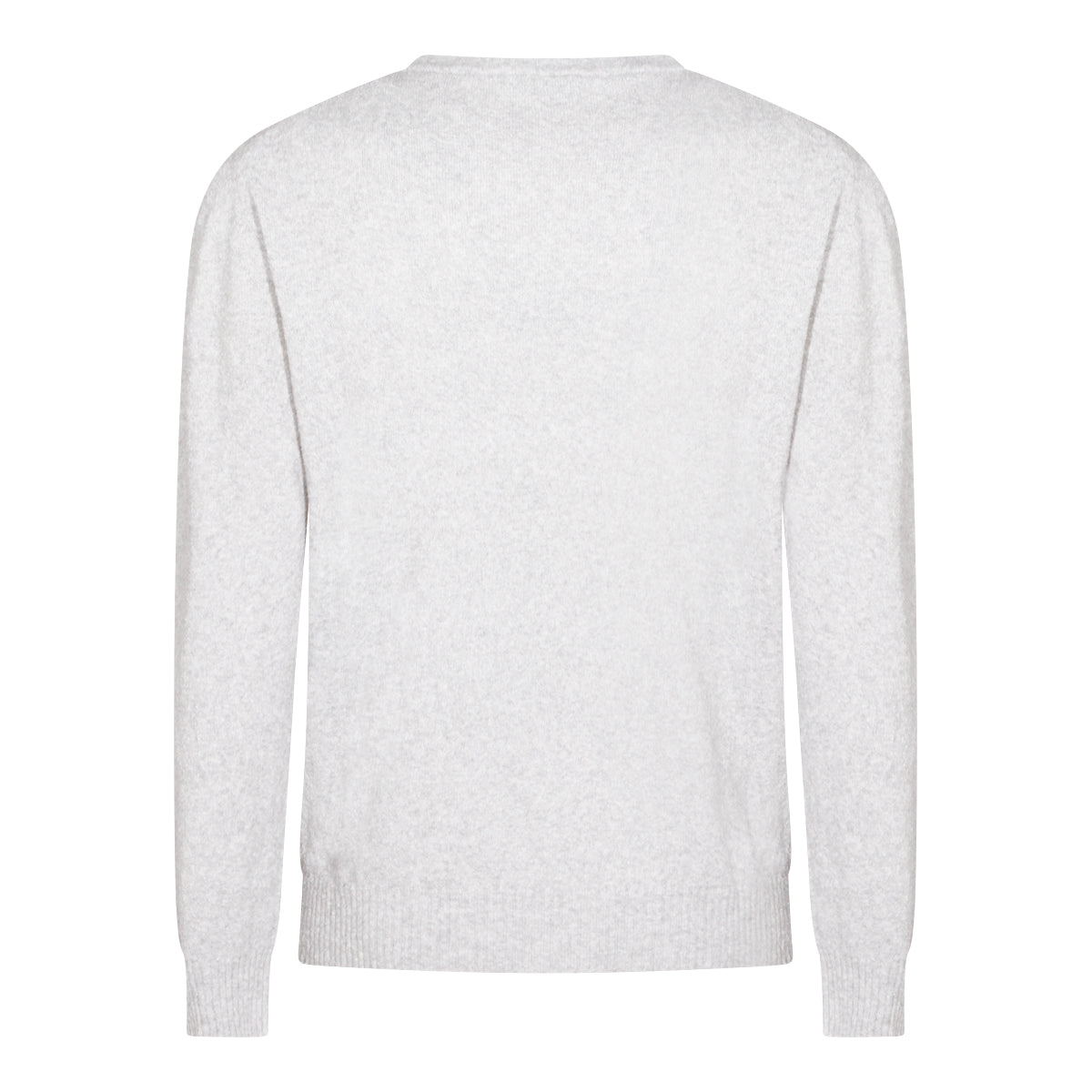 PEARL GREY COTTON KNITWEAR