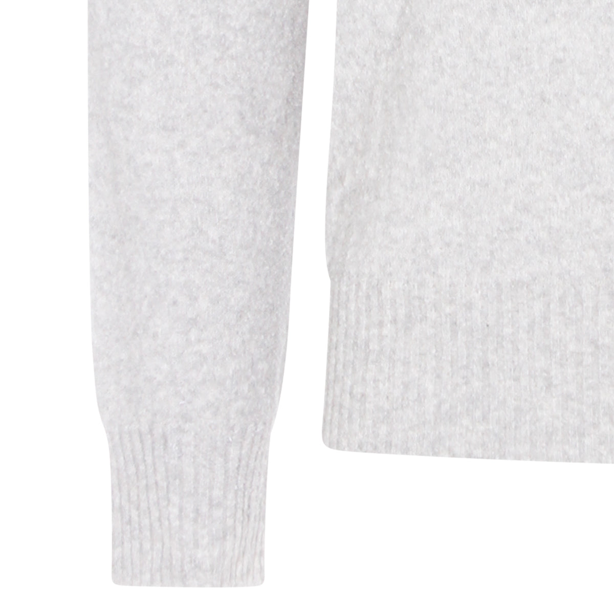 PEARL GREY COTTON KNITWEAR