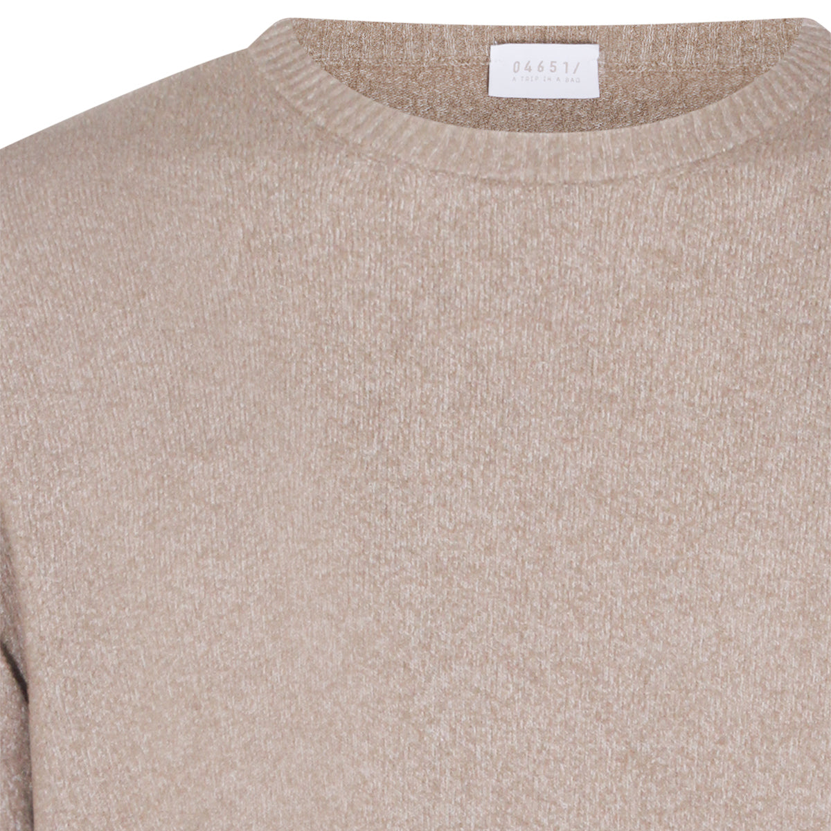 TAUPE COTTON KNITWEAR