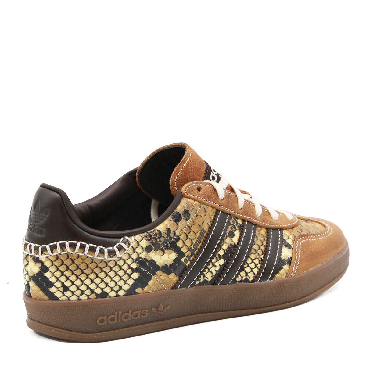 DUST RUST LEATHER GAZELLE SNAKE SNEAKERS
