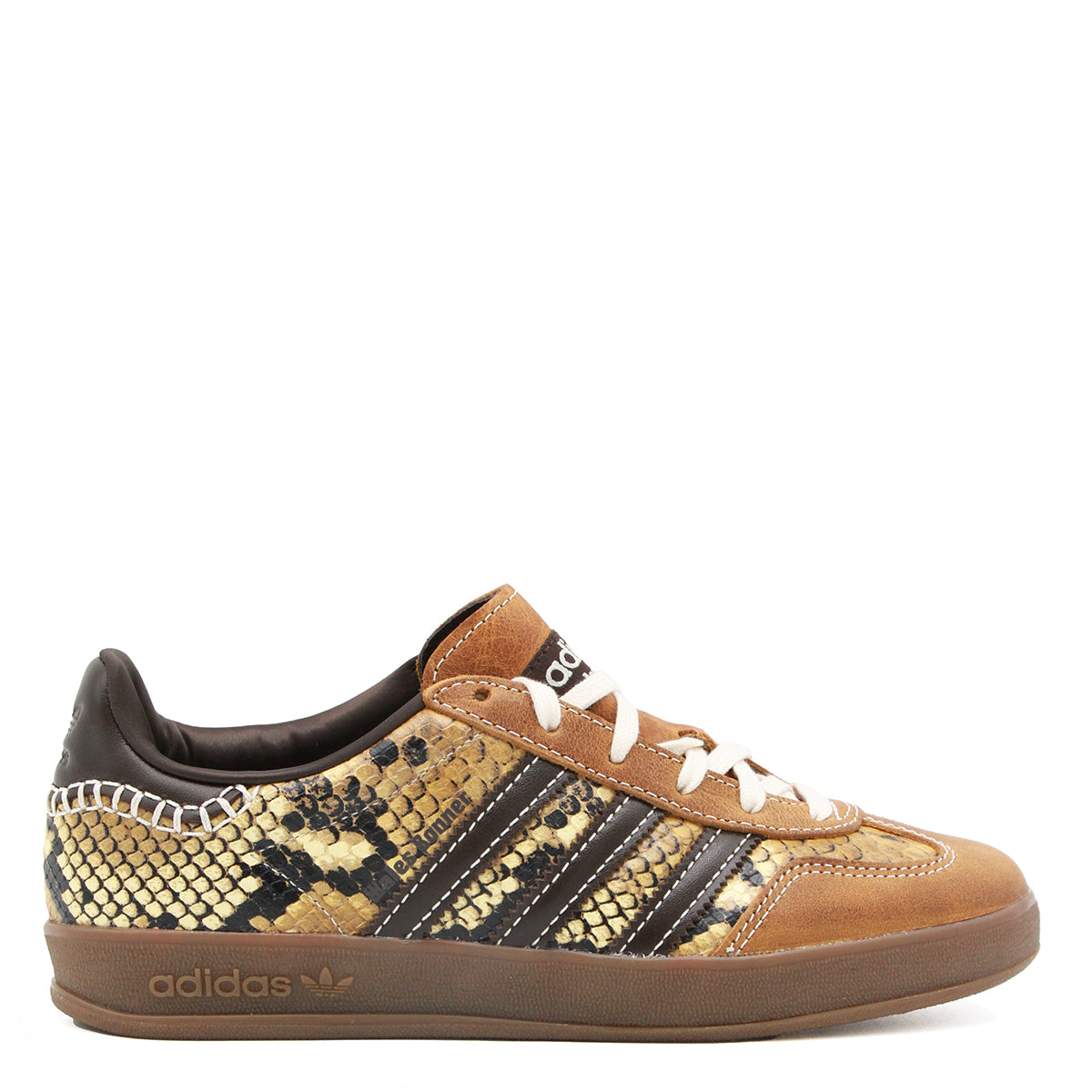 DUST RUST LEATHER GAZELLE SNAKE SNEAKERS
