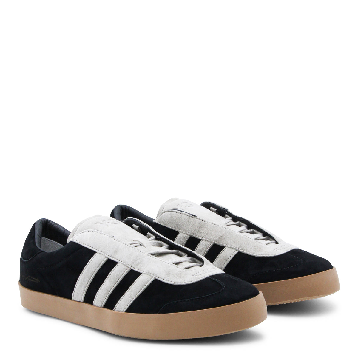 BLACK LEATHER SNEAKERS