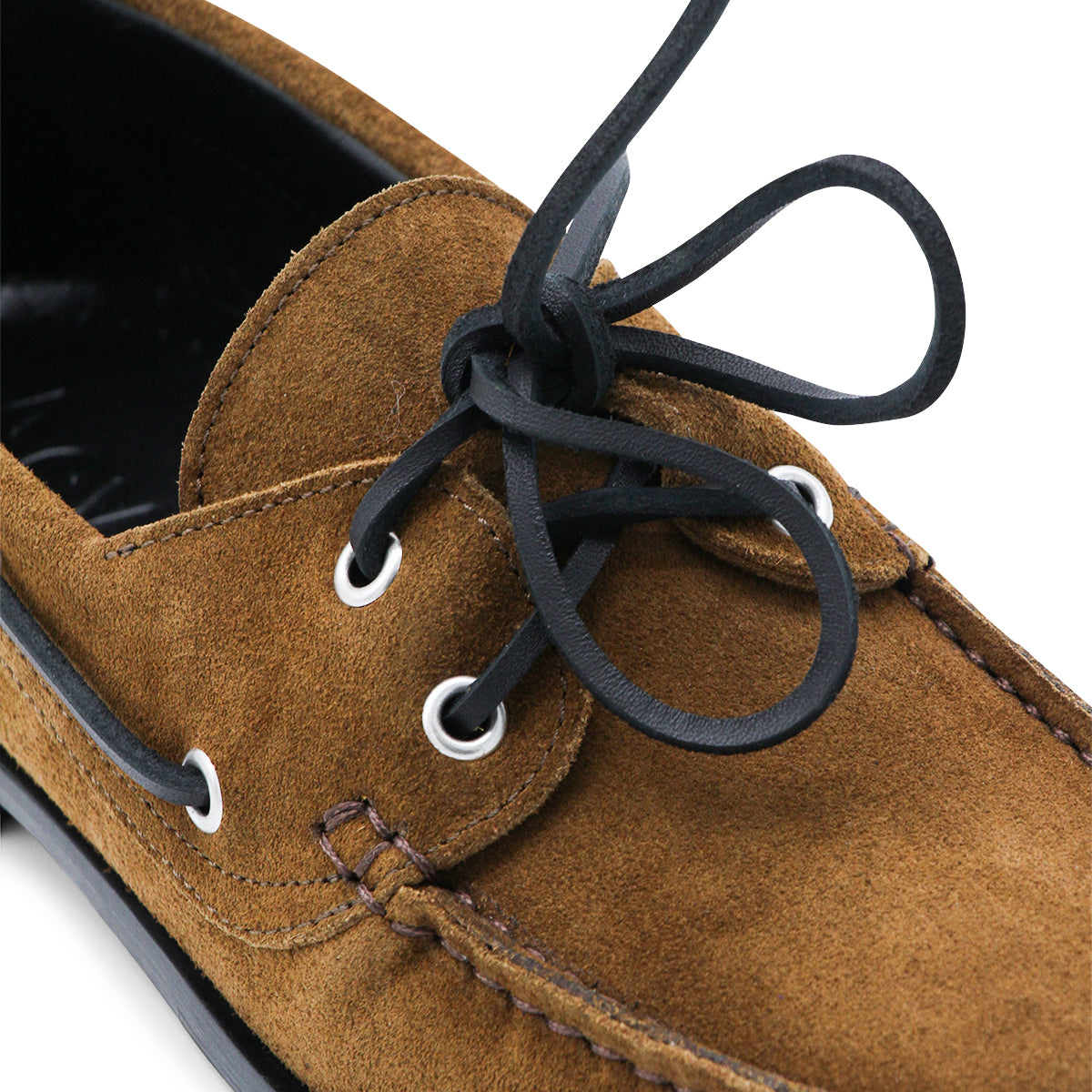 TOBACCO LEATHER LAOFERS