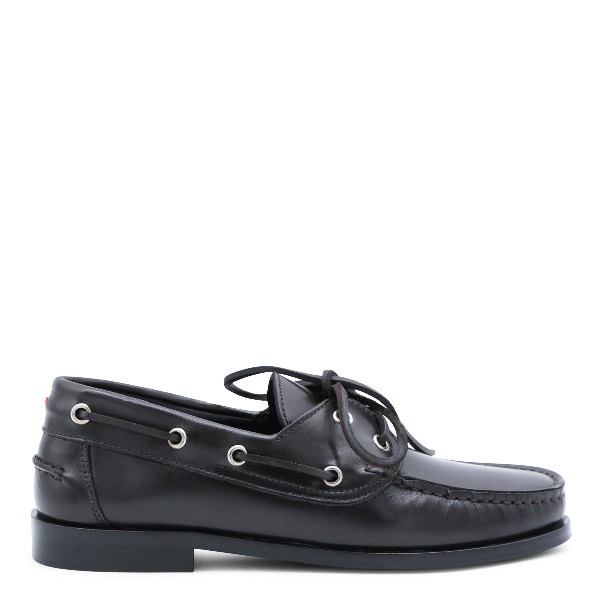 DARK BROWN LEATHER LOAFERS