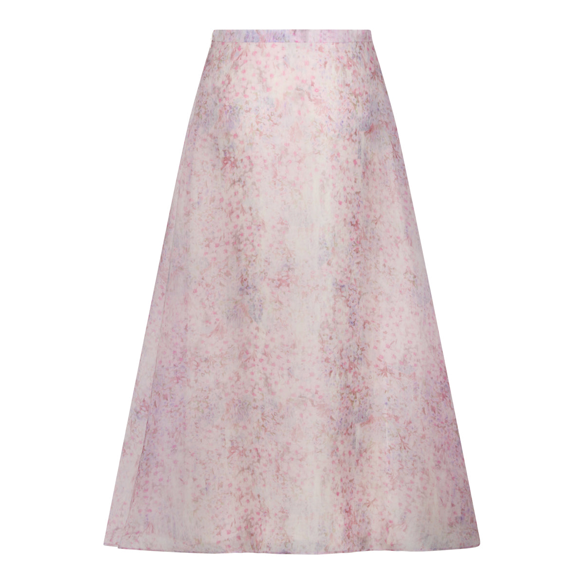 VIOLET SILK SKIRT
