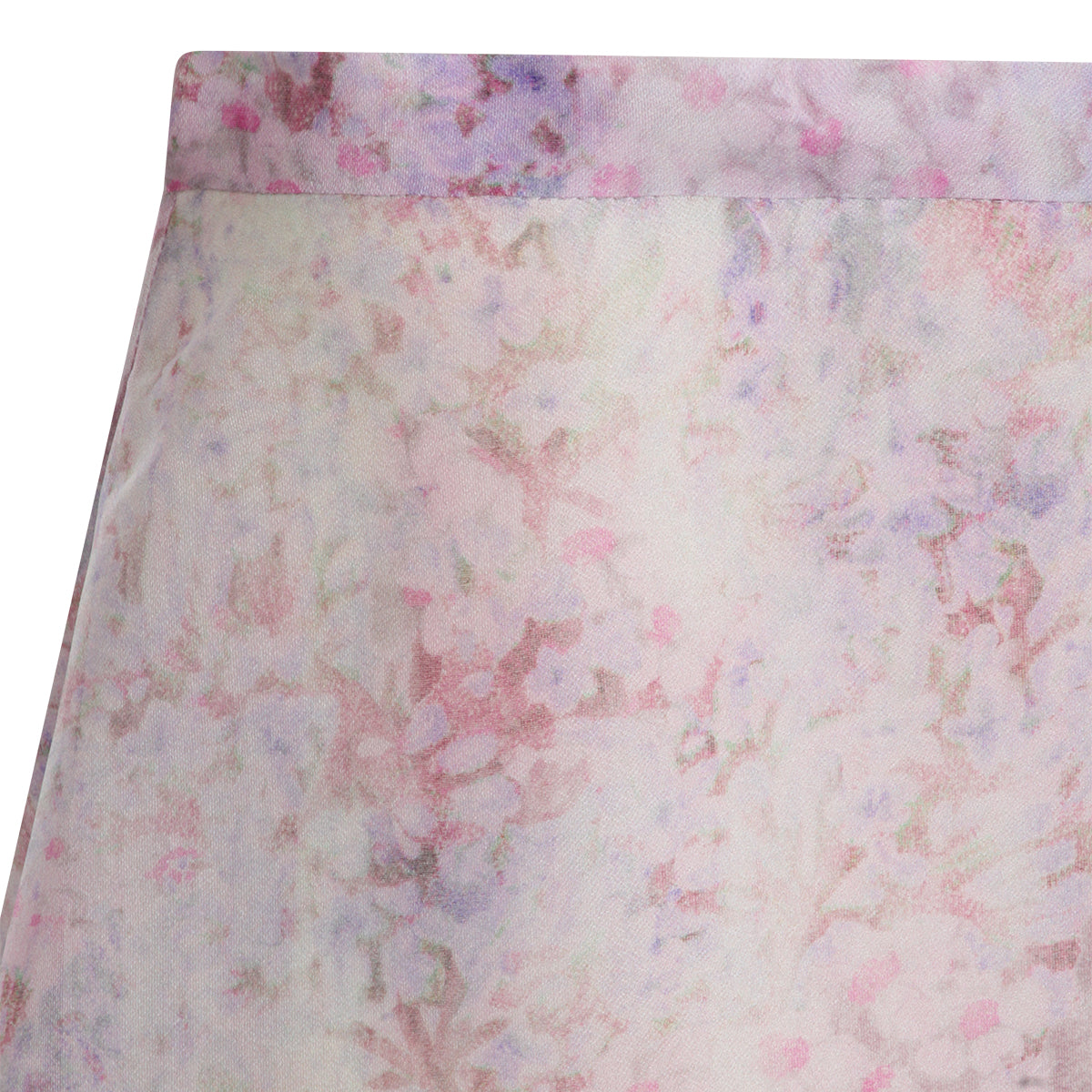 VIOLET SILK SKIRT