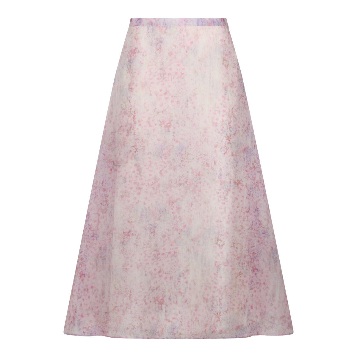 VIOLET SILK SKIRT