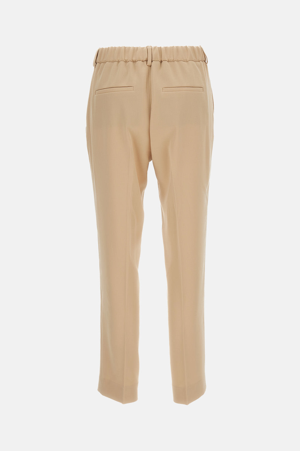 STRAIGHT LEG CADY TROUSERS