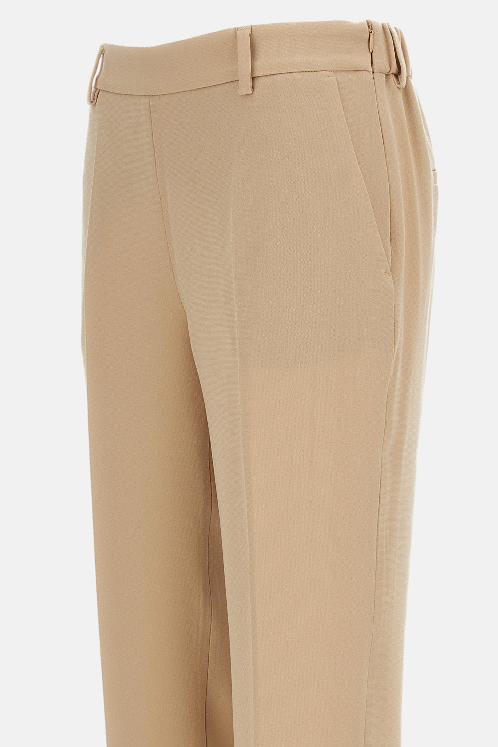 STRAIGHT LEG CADY TROUSERS