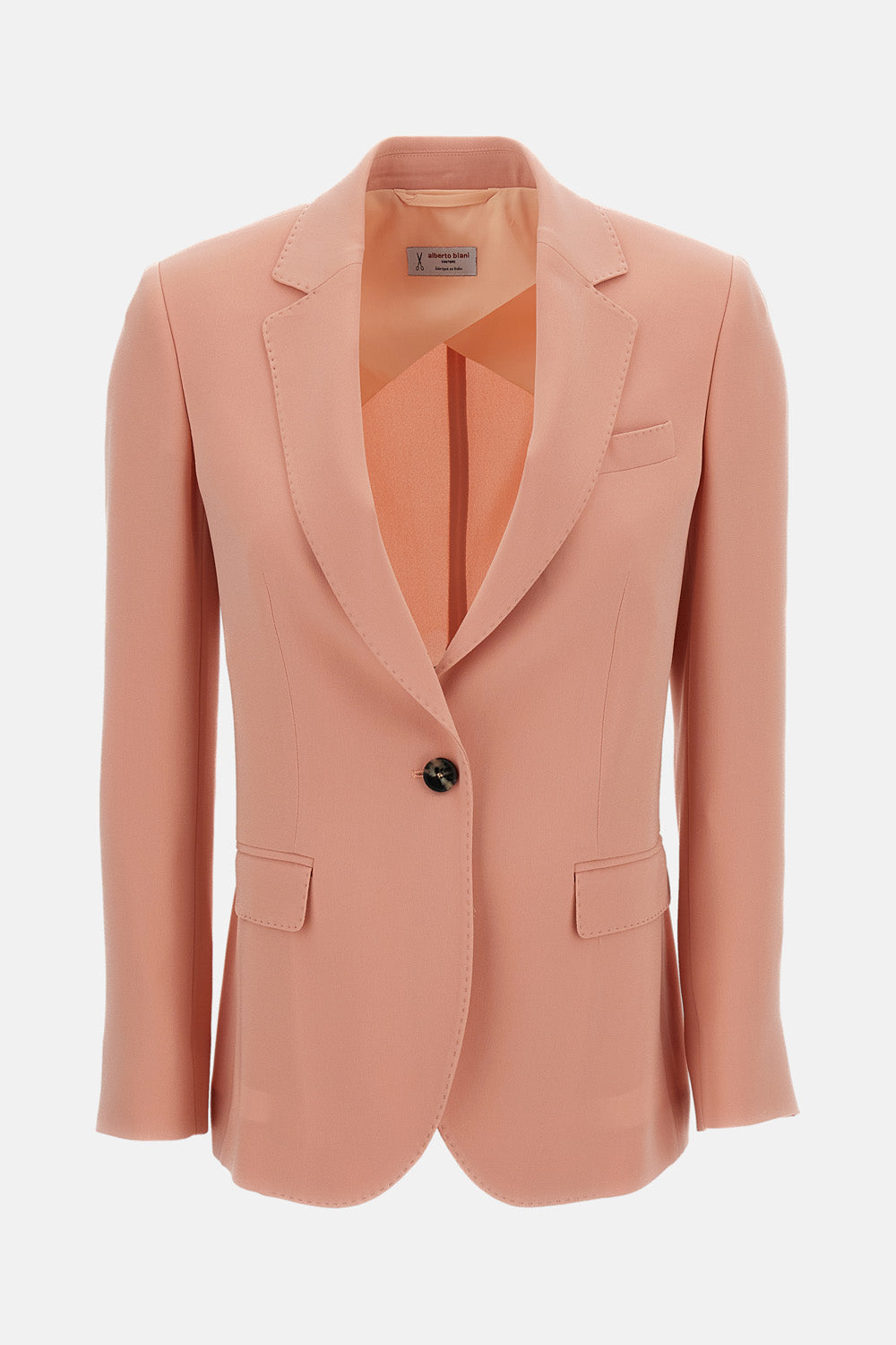 SINGLE-BREASTED CADY BLAZER