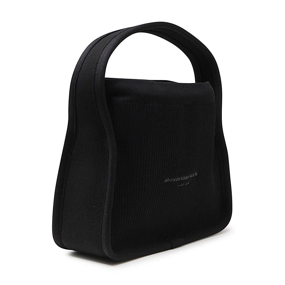 BLACK COTTON RYAN HANDBAG