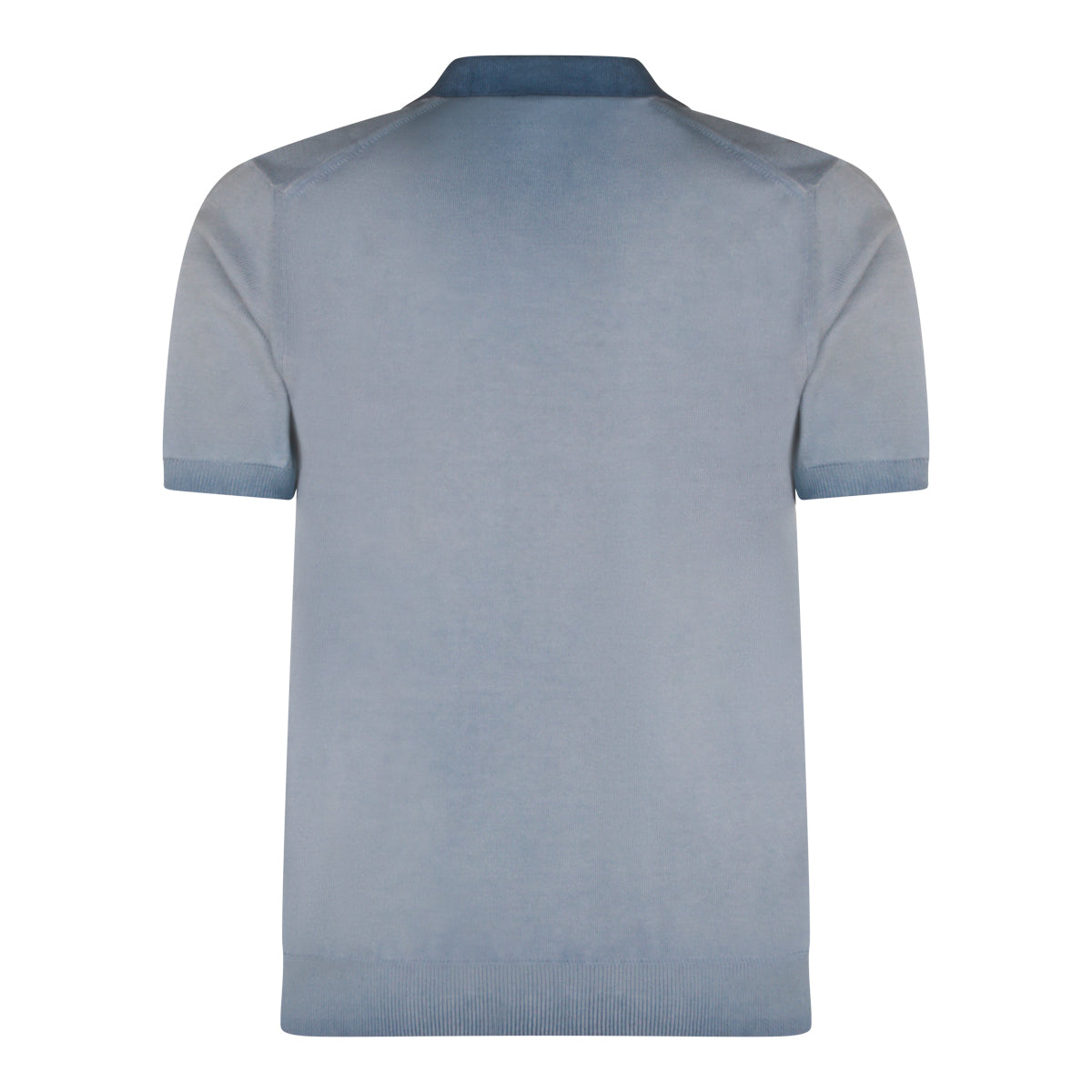 LIGHT BLUE COTTON POLO SHIRT