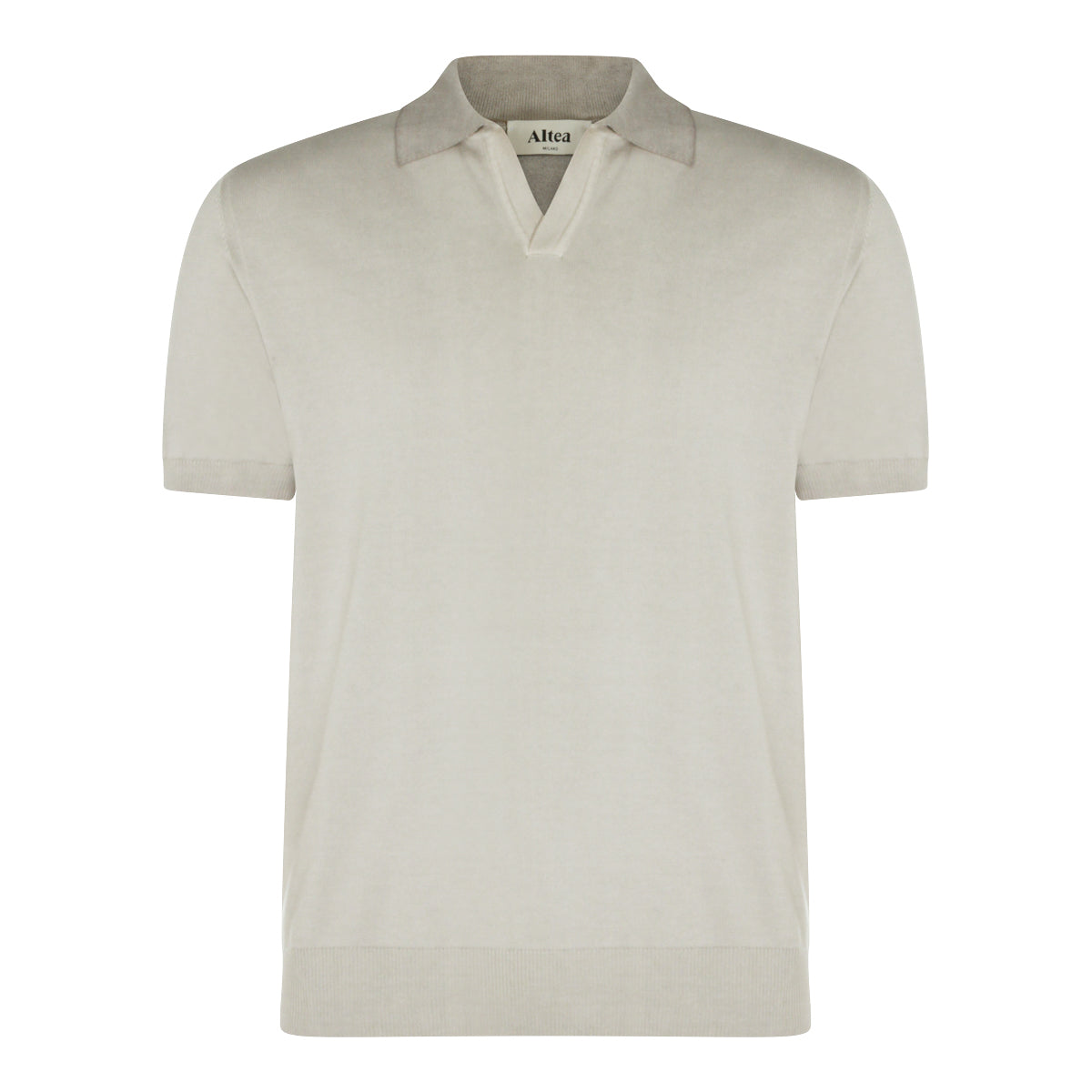 SAND COTTON POLO SHIRT