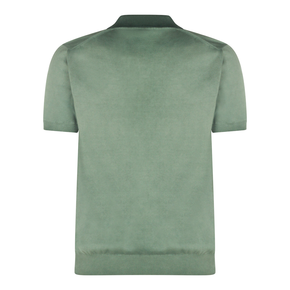 GREEN COTTON POLO SHIRT