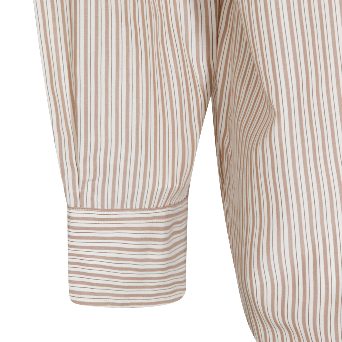 BEIGE AND WHITE SHIRT