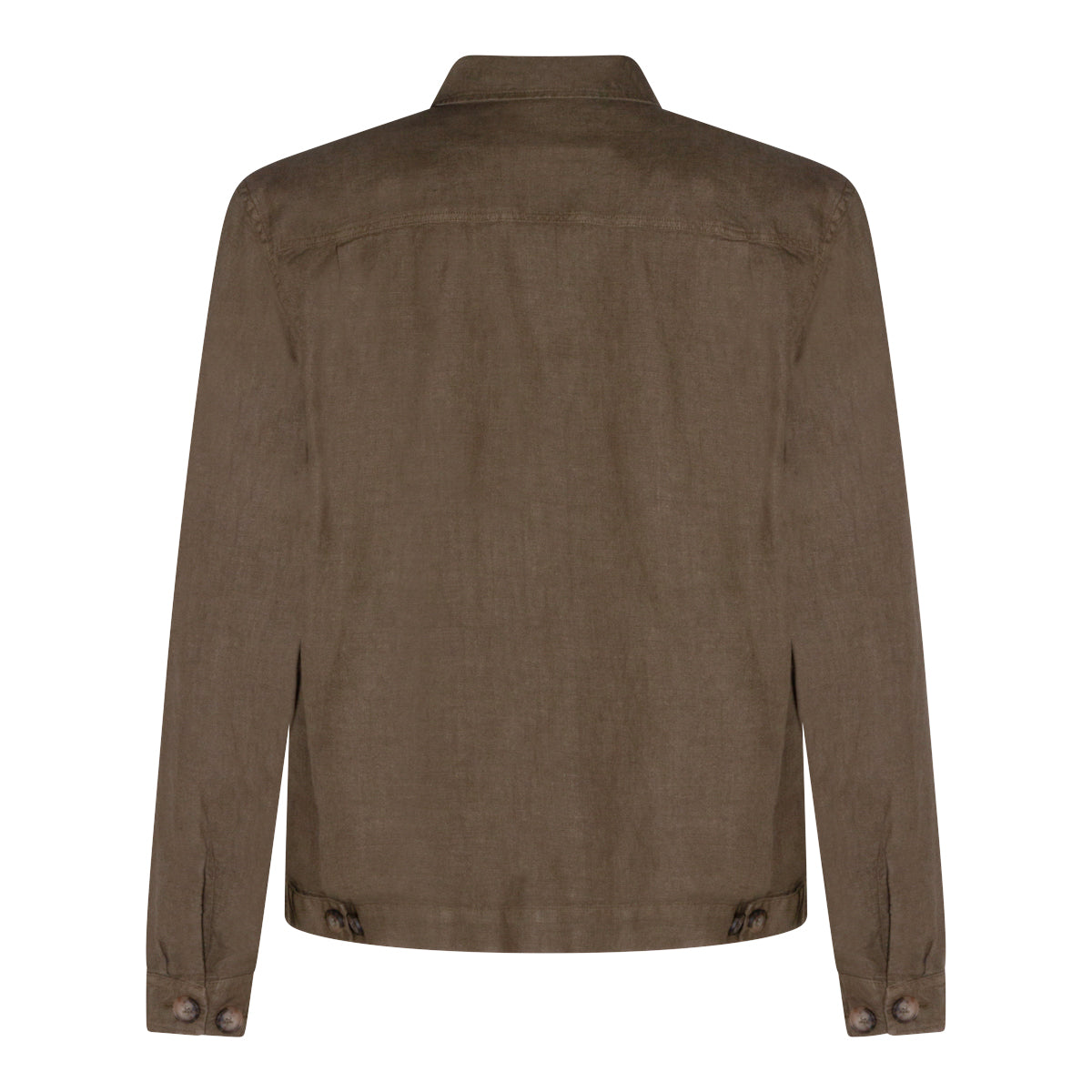 GREEN LINEN CASUAL JACKET