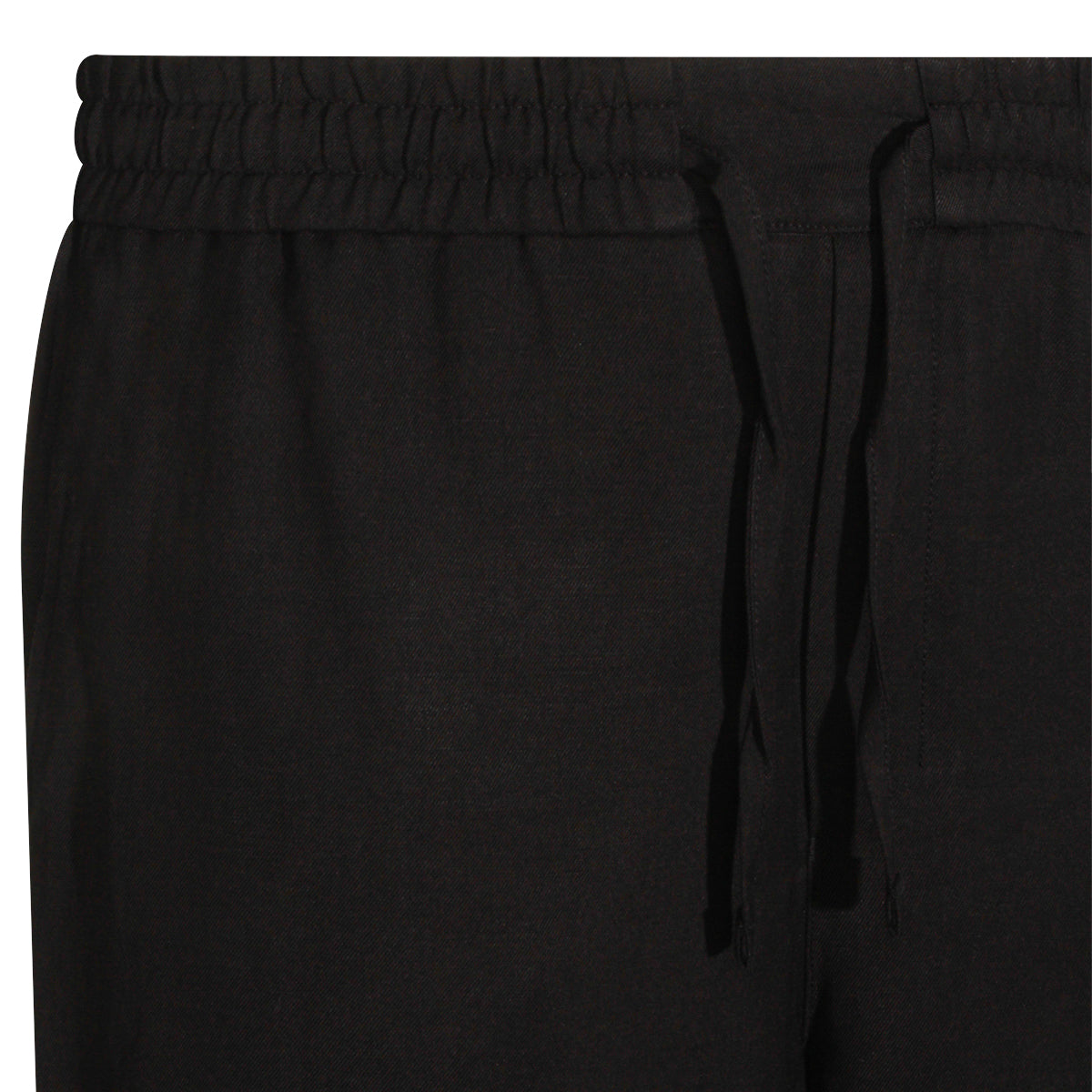 BLACK VISCOSE PANTS