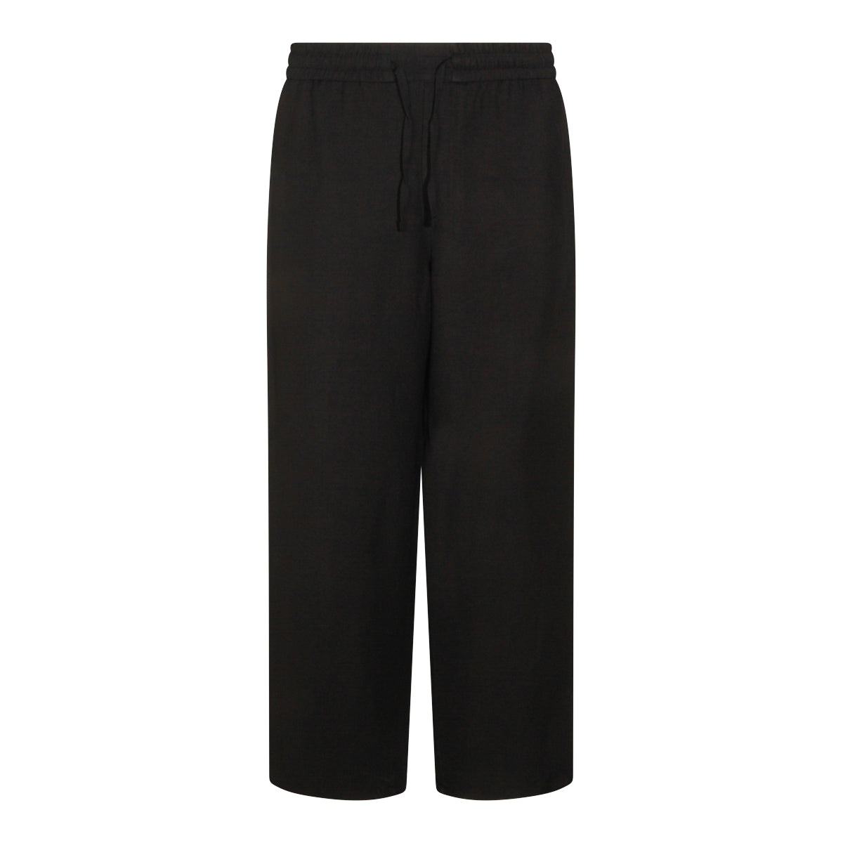 BLACK VISCOSE PANTS