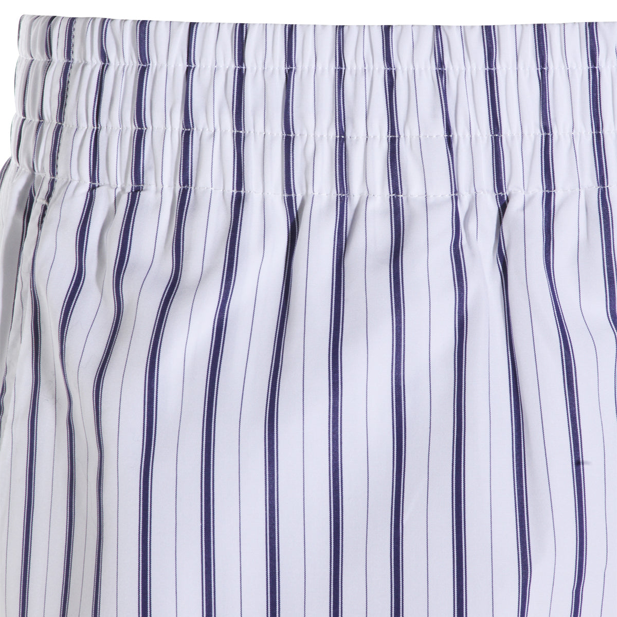 WHITE AND BLUE COTTON SHORT