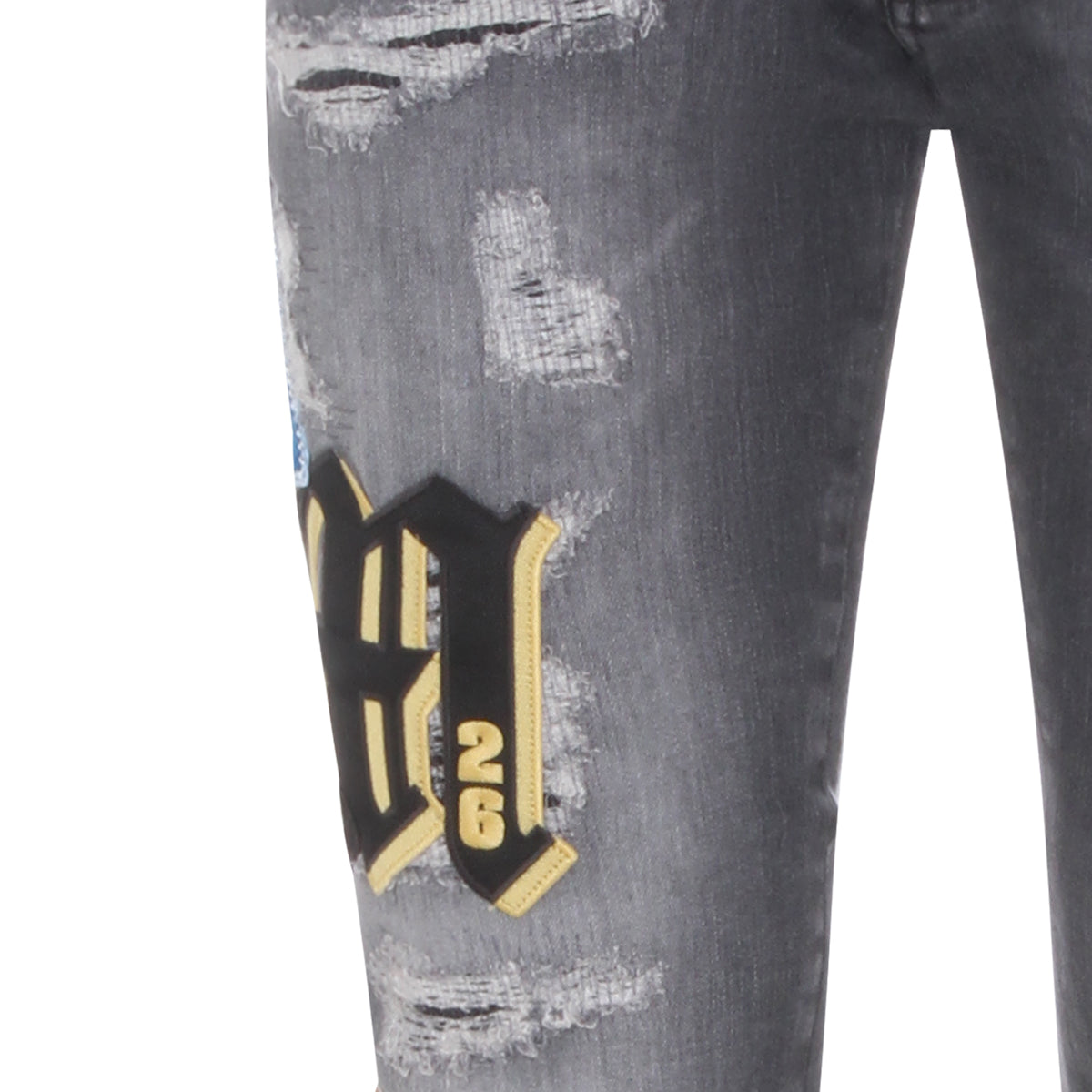 BLACK COTTON JEANS