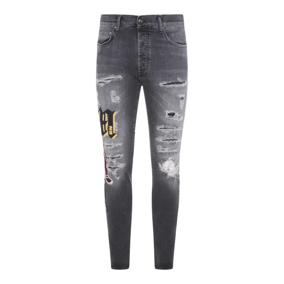 BLACK COTTON JEANS