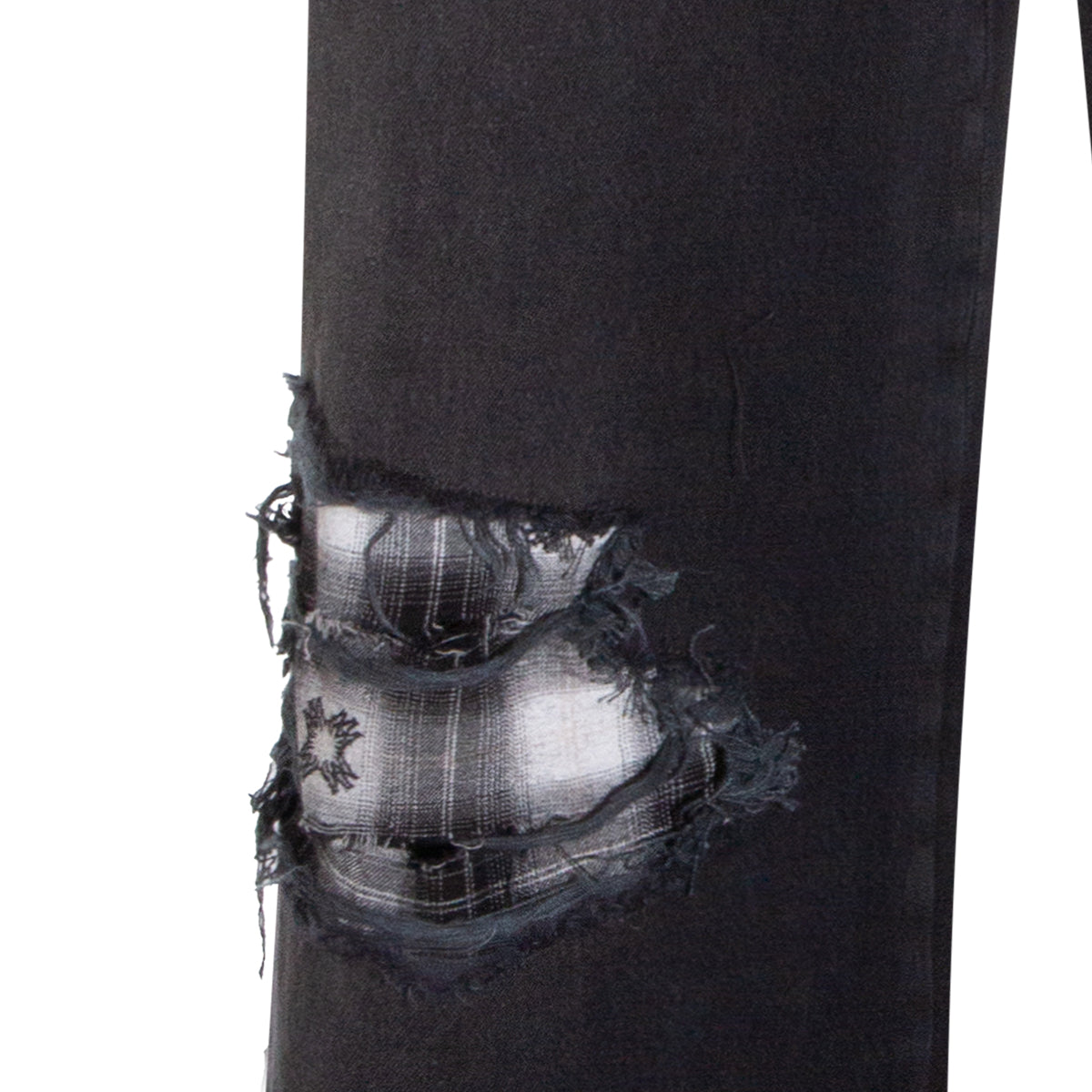 BLACK COTTON JEANS