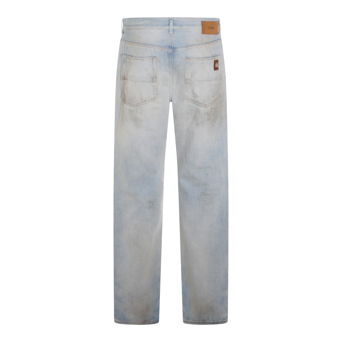 LIGHT BLUE COTTON DENIM JEANS