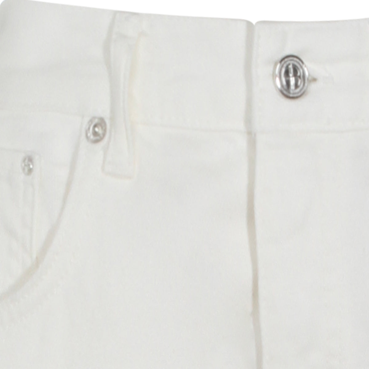 WHITE COTTON JEANS