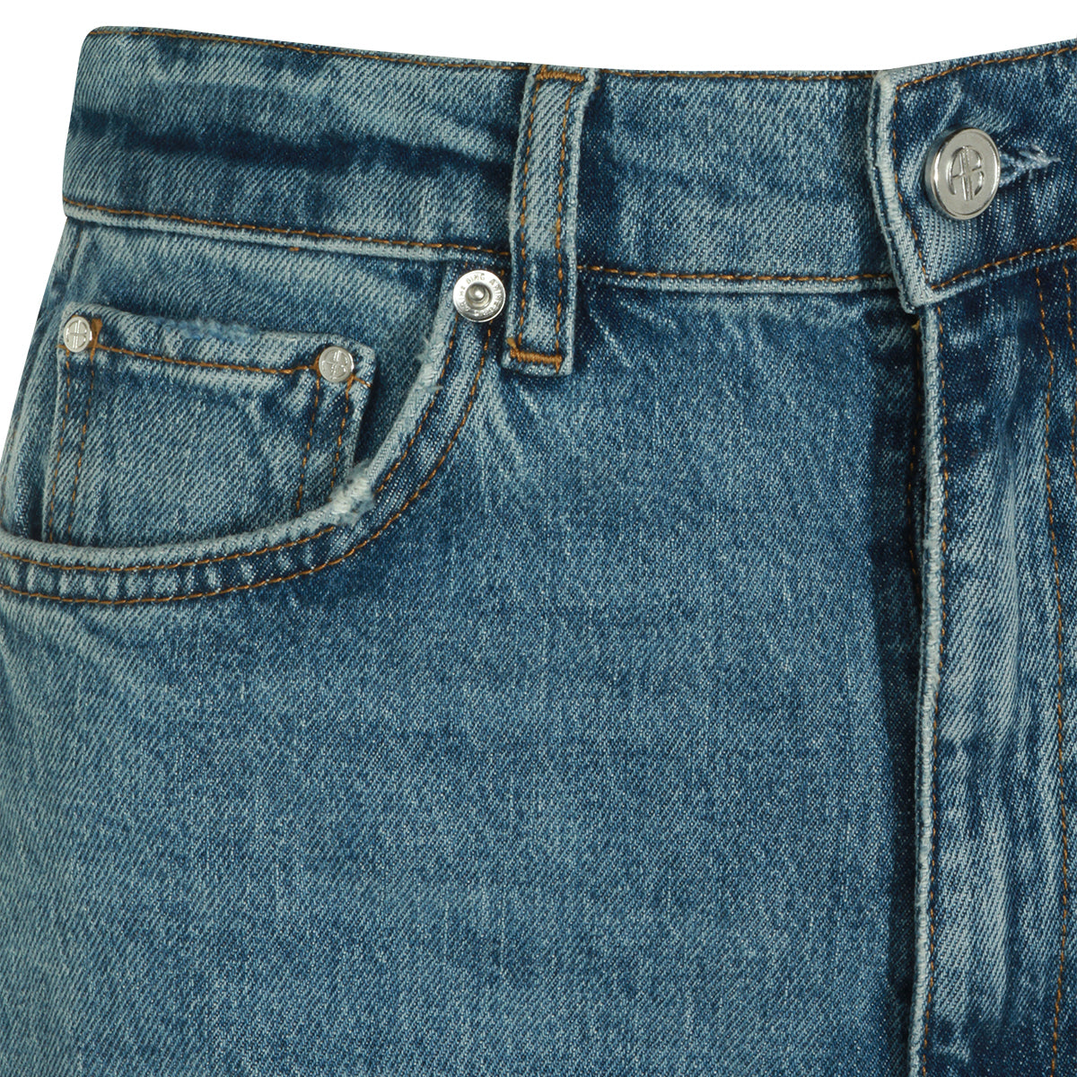 BLUE COTTON DENIM JEANS