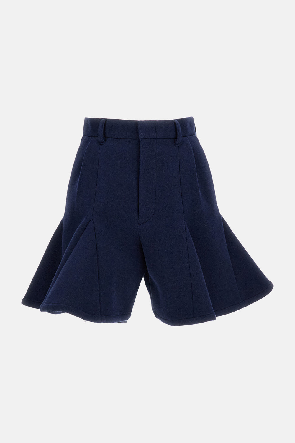 TRIANGLAR GUSSET FLARED SHORTS
