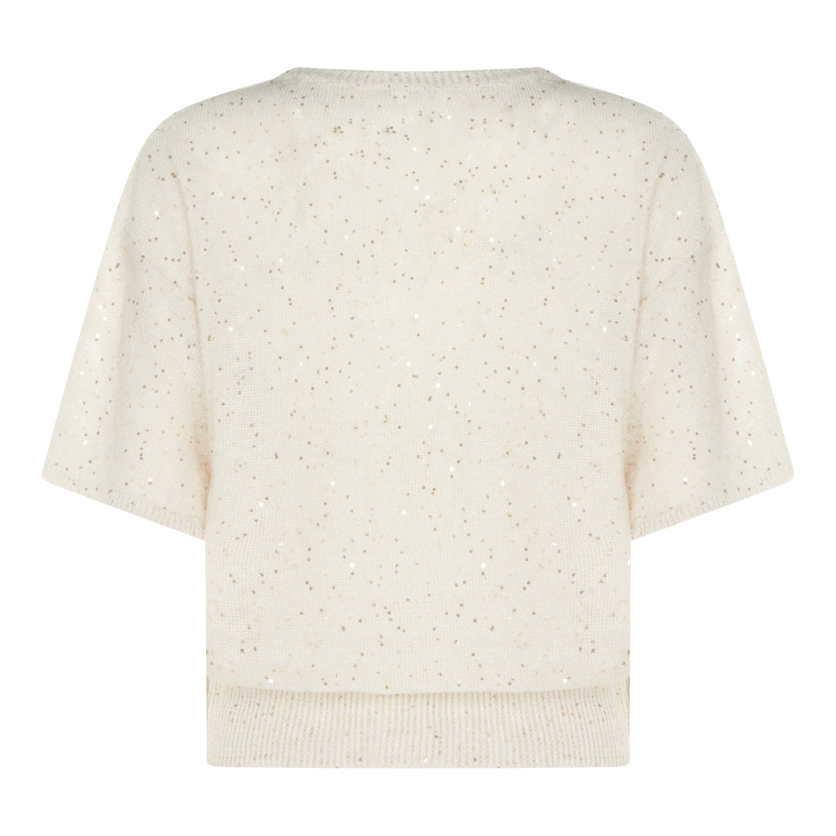 BEIGE LINEN COTTON BLEND KNITWEAR