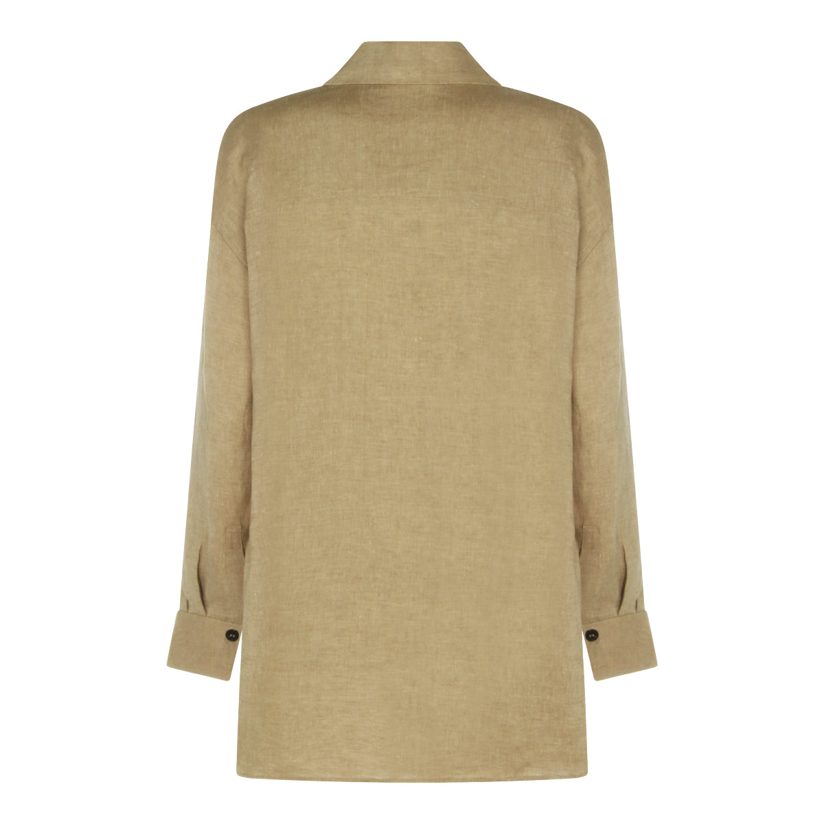 BEIGE LINEN SHIRT