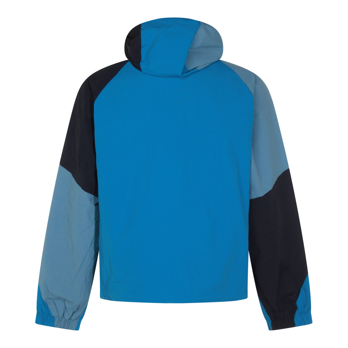 BLUE NYLON CASUAL JACKET