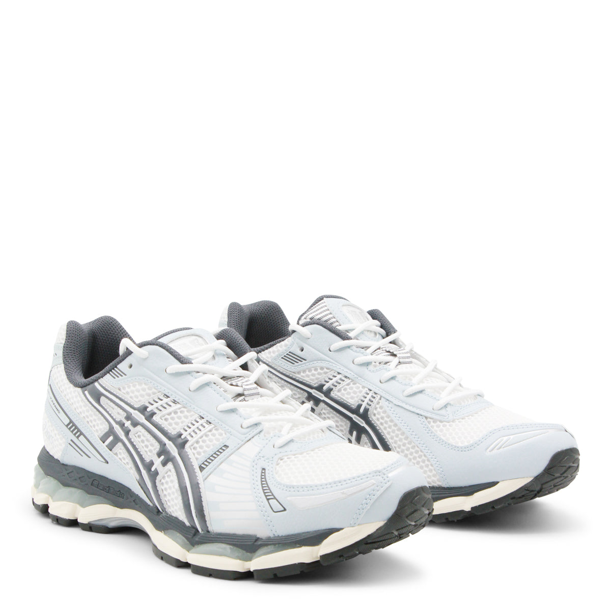 WHITE AND CARRIER GREY GEL KAYANO 12.1SNEAKERS
