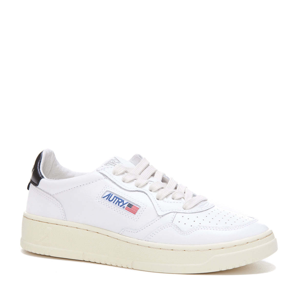 WHITE LEATHER SNEAKERS