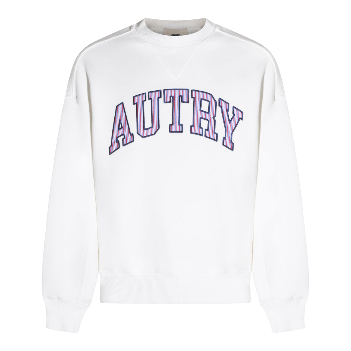 WHITE COTTON SWEATSHIRT