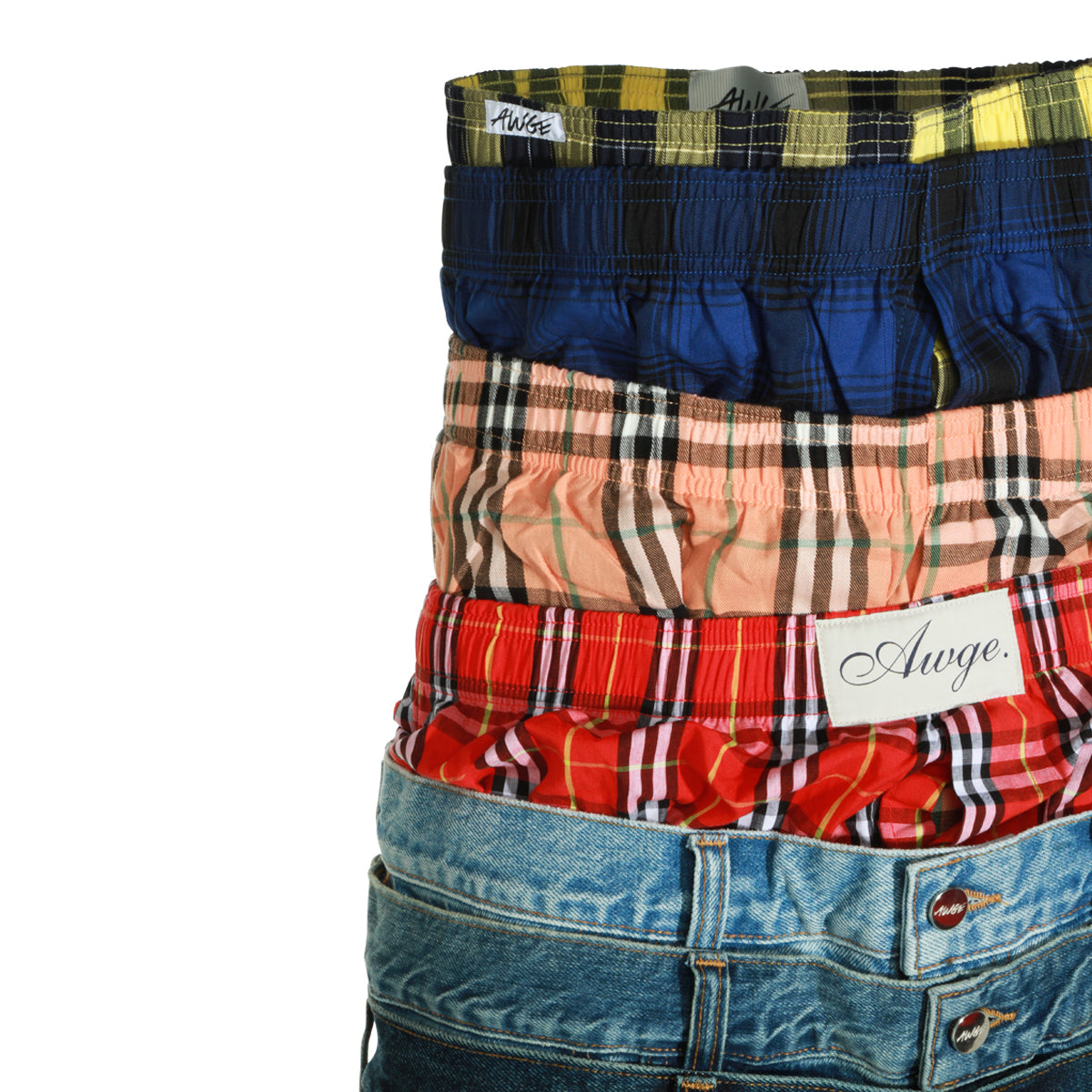 MULTICOLOR COTTON JEANS