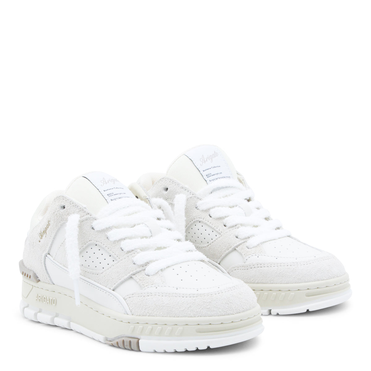WHITE LEATHER SNEAKERS