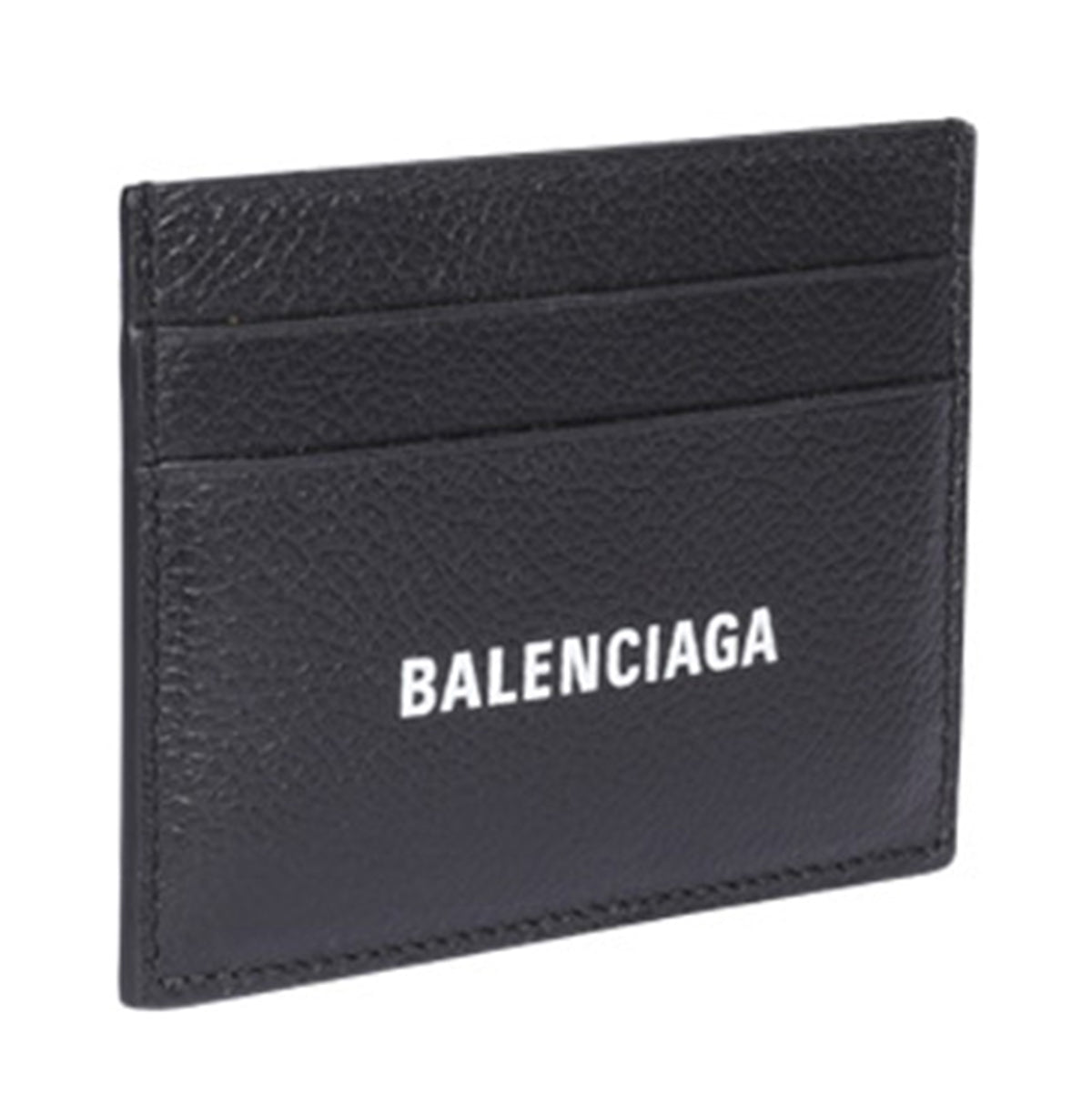 BLACK LEATHER CARD HOLDER